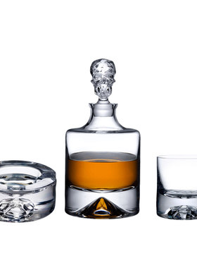 nude土耳其进口水晶玻璃威士忌杯
