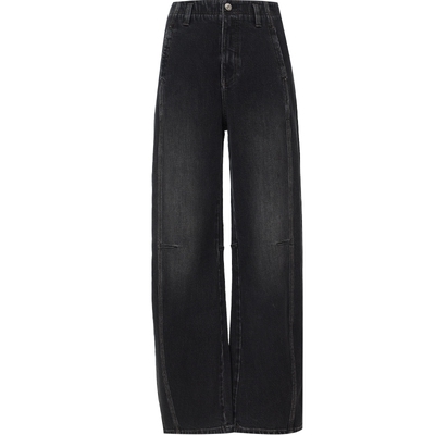 ONLY香蕉阔腿裤牛仔裤