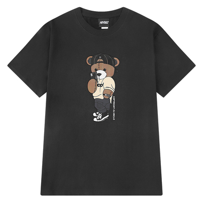 小尼力新款嘻哈情侣纯棉短袖T恤