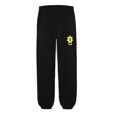 A11SLAVE徽章卫裤美式垂坠直筒