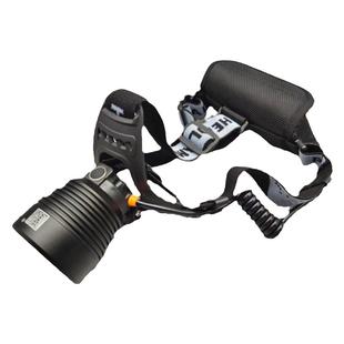 小怪兽头灯大光斑微黄光灯高容量电池新品头戴式头灯进口小头灯