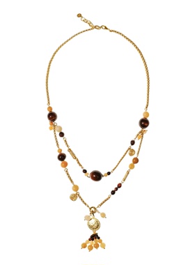 ROUNDFACE Fable寓言项链 原创设计复古吊坠毛衣链 默叙