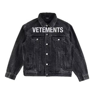 VETEMENTS秋季新款潮流情侣装外套男女宽松休闲牛仔夹克63516301