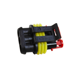 原装TE/AMP282087-1塑壳连接器泰科TYCO汽车接插件3孔防水接插件