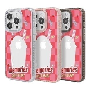 THE HOOD甜美糖果色相框系列 My Cup Of Tea适用苹果iPhone16/15/14/Plus/Pro/Max 气垫防摔手机壳镜面保护壳