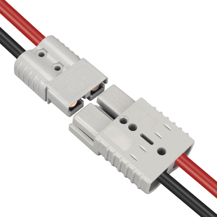 适用安德森插头叉车蓄电池电瓶充电公母对插大功率50A/120A连接器