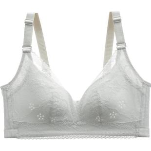 歌瑞尔透气洞洞杯轻薄内衣女时尚法式蕾丝绝美大胸显小收副乳文胸
