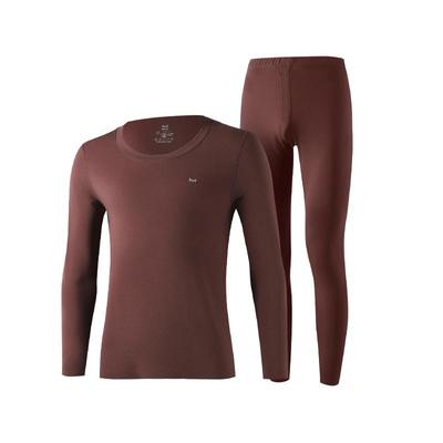 猫人情侣羊毛蚕丝美肤保暖衣套装