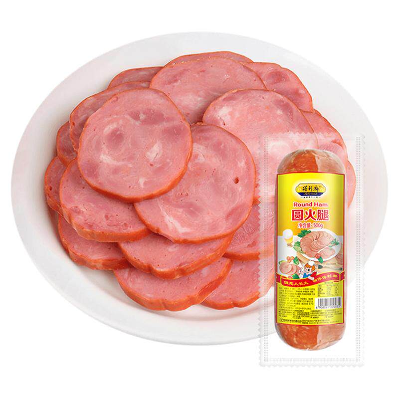 得利斯圆火腿500g即食火腿肠三明治午餐肉猪肉山东老火腿早餐香肠