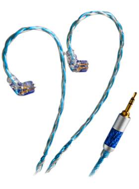 ND D2十六股耳机镀银线3.5发烧级2.5平衡线4.4diy2pin0.75升级线