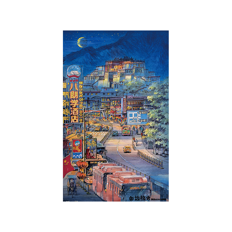 3djp平面塑料拼图手工玩具插画