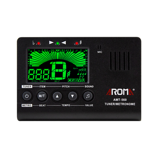 阿诺玛三合一电子节拍器民谣吉他调音器尤克里里小提琴贝斯校音器