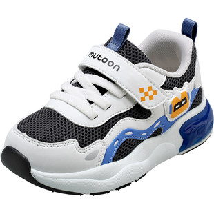 牧童儿童闪灯鞋2026春季新款机器人男童鞋轻便减震女童学生运动鞋