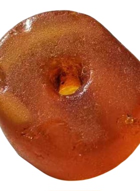 西亚老蜜蜡饼珠古董可定制手串