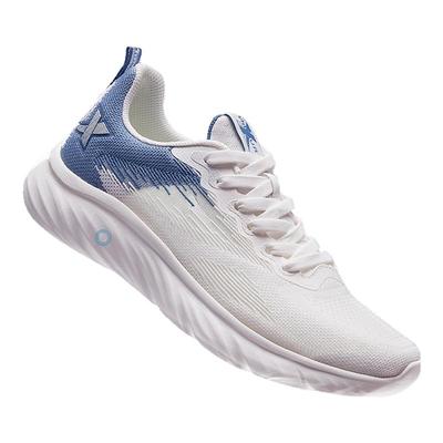 特步男鞋跑鞋单层网面透气全黑色