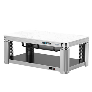 夏新智能升降取暖桌家用客厅烤火桌长方形茶几一体多功能电暖桌