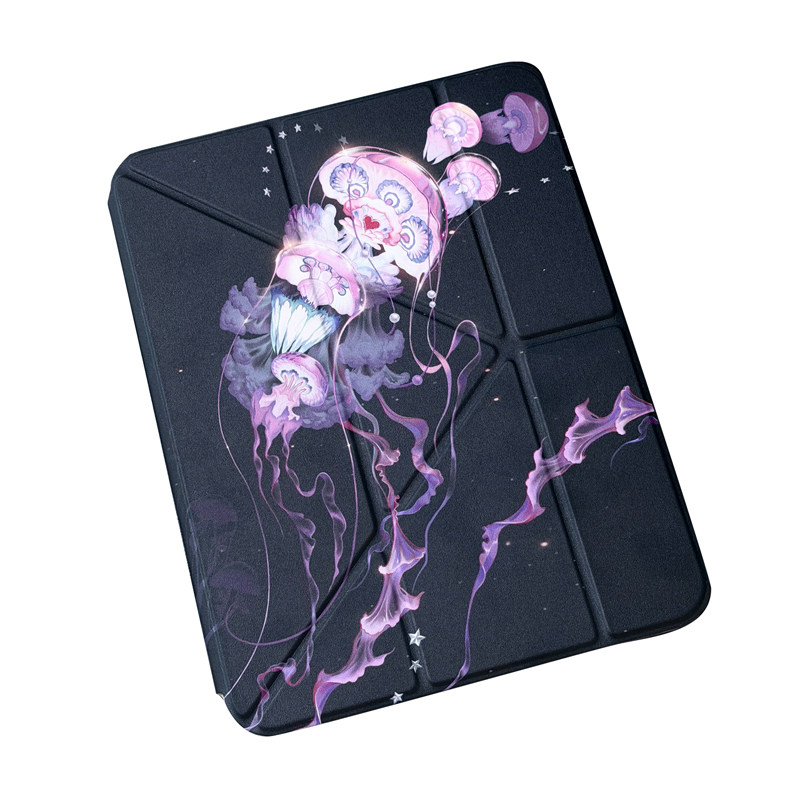 9397号列车粉水母原创设计ipad平板壳适用于ipadpro2026/2025/2024 10.9 11寸12.9寸13寸纵横2Y