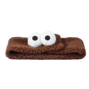 毛绒洗脸发带女2025新款毛毛束发带秋冬大眼睛可爱发箍包头巾头饰