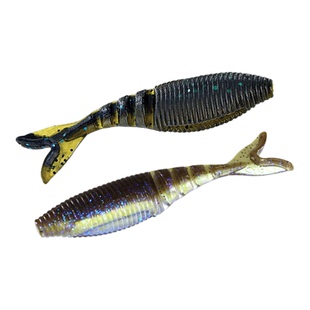 美国YAMAMOTO ZAKO 多节鱼软饵拟饵挡水板JIG拖尾叉尾路亚假饵