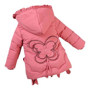 女童冬装棉衣2025新款韩版洋气外套儿童加厚棉服女孩中长宝宝棉袄