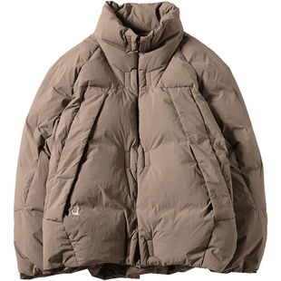 【官方正品】nautica 白帆日系中性百搭廓形短款立领羽绒服JW2481