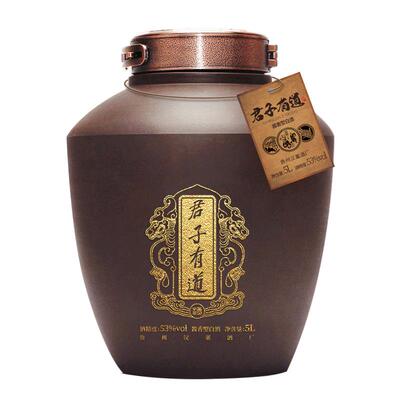 大宾老匠5L紫砂坛装纯粮食散装酒