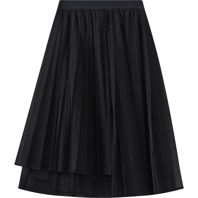 播商场同款漂亮网纱半身裙女26春季新品洋气黄色裙子BDT1BD2913