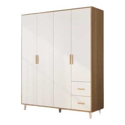 衣柜家用卧室现代简约小户型出租房用组装儿童衣橱木简易柜子