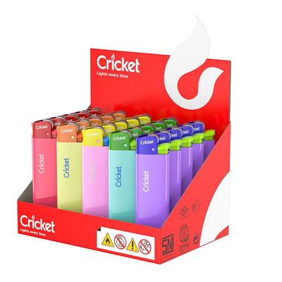 进口草蜢cricket正品铁礼盒装一次性滑砂轮式打火机广告定制订做