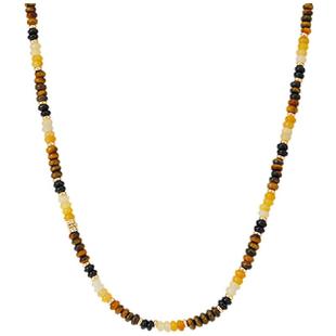 【再见爱人同款】ARSIS虎眼石财运串珠项链百搭美拉德轻奢毛衣链