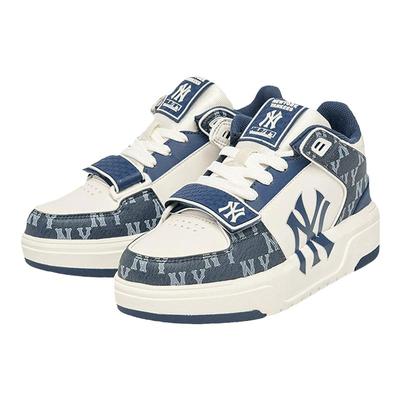 MLB官方复古老花男女情侣板鞋