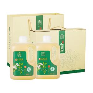千岁好绿色认证山茶油2L×2桶