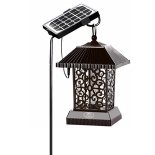 太阳能灭蚊灯户外防水家用捕蚊驱蚊灯室外庭院花园灭蚊神器电击式