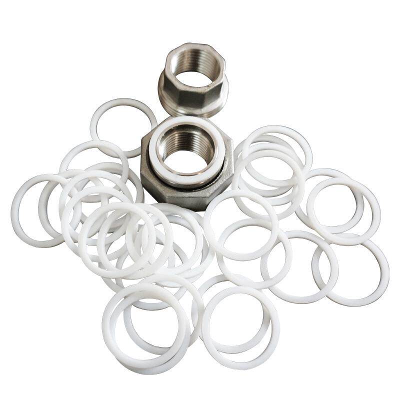 四氟垫片耐高温不锈钢软管波纹管铁氟龙聚四氟乙烯硬垫接头垫片