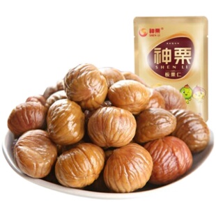 神栗甘栗仁宽城板栗独立小包装计量称重休闲零食熟栗子仁500g营养