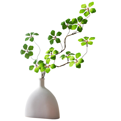 掬涵高档仿真心愿叶藤蔓桌面装饰