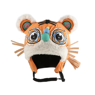 Unishred新款男女儿童防风保暖滑雪头盔罩可爱风中国风头盔罩现货