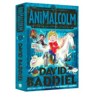 David Baddiel AniMalcolm 动物雕塑 大卫巴蒂尔系列章节小说 儿童英语读物 8-13 冒险故事 动物知识 课外读物 英文原版进口图书