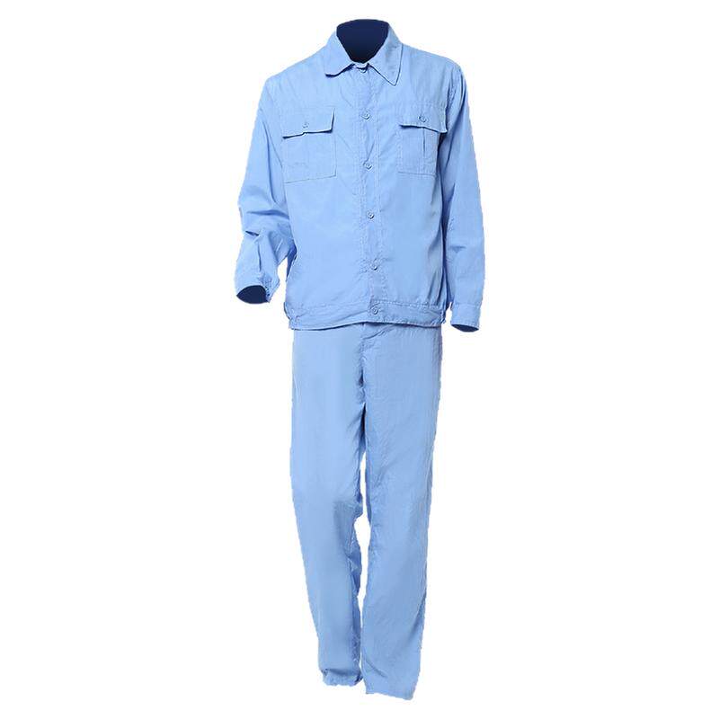 夏季水洗工作服长袖男女装厂服工衣超薄半袖短袖棉透气工装套定制