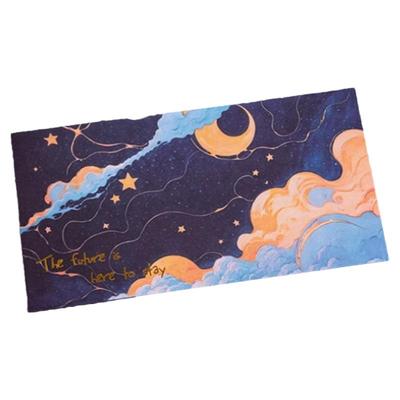 梦幻星空信纸信封套装高级感烫金浪漫信笺纸高质感复古文艺插画信纸送男女友学生日贺卡七夕节告白情书手写信