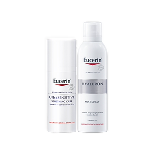 EUCERIN/优色林舒安霜舒缓修护补水喷雾身体沐浴油保湿套组敏感肌