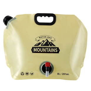 户外便携水袋折叠大容量加厚露营车载塑料水桶演唱会音乐节储水袋