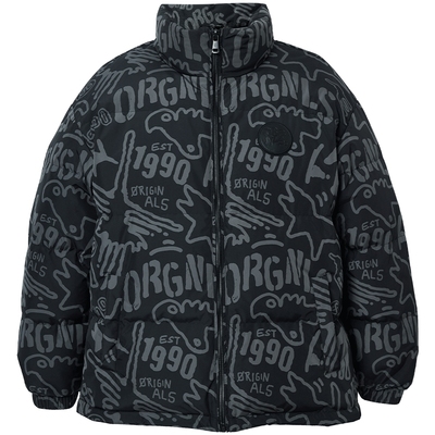 【满印】杰克琼斯男装冬季羽绒服机能冰壳立领夹克外套面包服男士