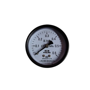 Y60轴向无边压力表气压水压油压背接式接头螺纹M14不锈钢耐震优质