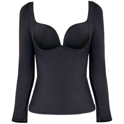 维多利亚保暖内衣带胸垫无痕秋衣