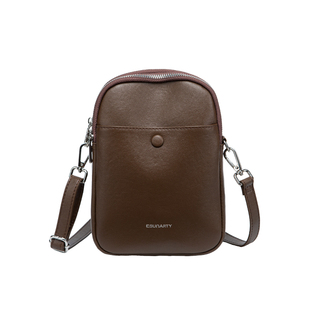 真皮手机包女款2026新款百搭迷你斜挎小包妈妈包高级感单肩小挎包