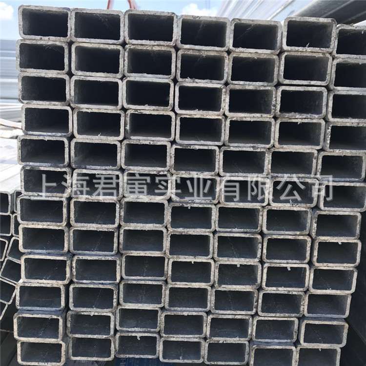 镀锌方管 矩形管20*40 30*50 60*120 室外 搭棚 横竖梁 免费送货