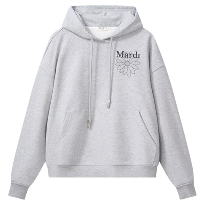 MARDI女款连帽宽松休闲卫衣