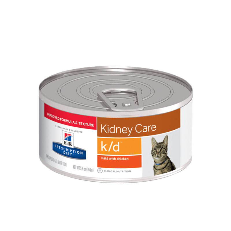 希尔斯处方k/d KD 猫罐头 肾衰 心脏病 肾脏猫罐头156g 北京现货