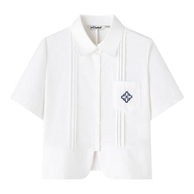jk制服校供感短袖衬衫